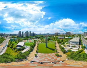 白天城市生态绿化全景HDR-ID:368247039
