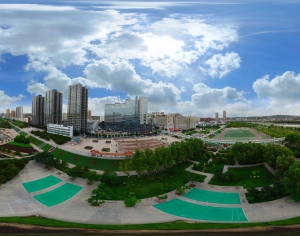 白天城市生态绿化全景HDR-ID:791544914