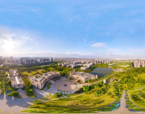 白天城市生态绿化全景HDR-ID:293097975