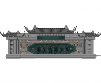 New Chinese Style Chinese Style Landscape Wall-ID:731678017