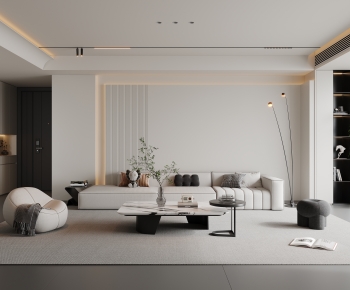 Modern A Living Room-ID:404635911