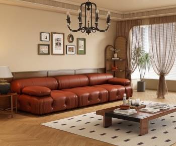 French Style A Living Room-ID:742738018