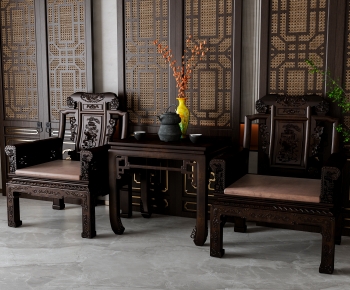 Chinese Style Lounge Chair-ID:676347024