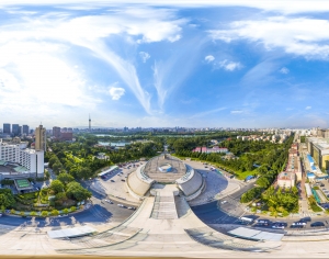 白天城市生态绿化全景HDR-ID:938730006