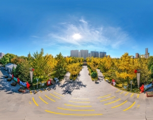 白天城市生态公园全景HDR-ID:203412064