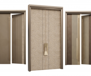 New Chinese Style Double Door-ID:420857911