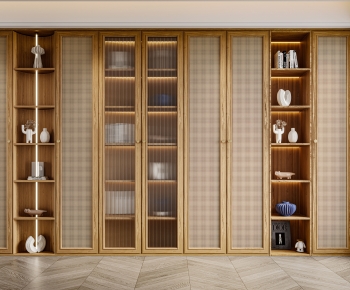 Wabi-sabi Style Decorative Cabinet-ID:183382997