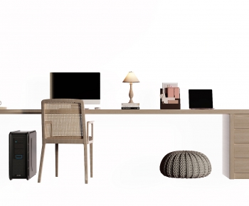 Modern Computer Desk And Chair-ID:929212094