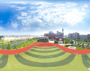 白天城市足球广场全景HDR-ID:846741918