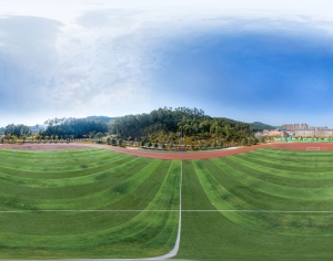 篮球足球健身广场全景HDR-ID:943329106