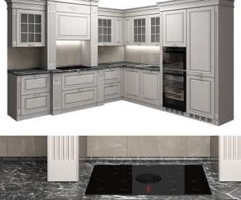 Simple European Style Kitchen Cabinet-ID:213697915