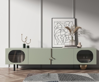Nordic Style TV Cabinet-ID:926363959