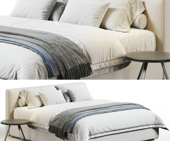 Modern Double Bed-ID:498056895