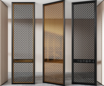 New Chinese Style Metal Screen Partition-ID:355734116