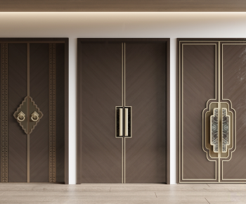 New Chinese Style Double Door-ID:632157097