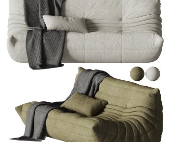 Edra现代布艺懒人沙发3D模型