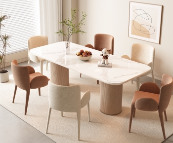 Modern Dining Table And Chairs-ID:133266935
