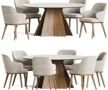 Modern Dining Table And Chairs-ID:747220991