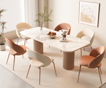 Modern Dining Table And Chairs-ID:237919094