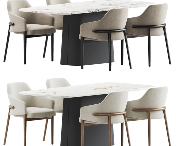 Modern Dining Table And Chairs-ID:130362994