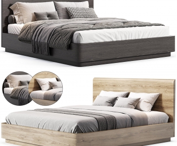 Modern Double Bed-ID:813494927