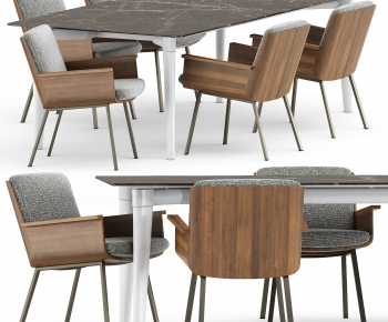 Modern Dining Table And Chairs-ID:459482917