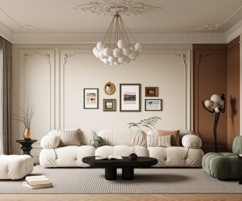 French Style A Living Room-ID:639221918