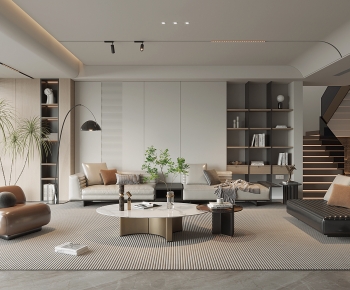Modern A Living Room-ID:504200557
