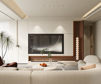 Modern A Living Room-ID:614650261