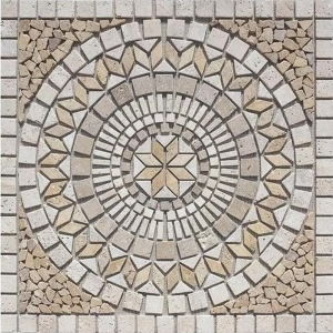 马赛克马牙石地面拼花图案-ID:191406013