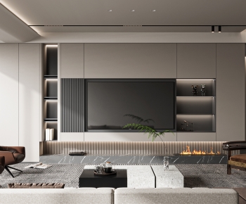 Modern A Living Room-ID:457926038