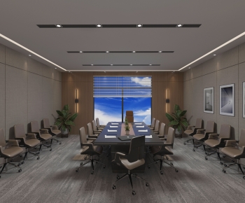 Modern Meeting Room-ID:490755087