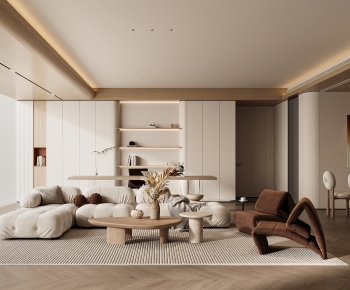 Modern A Living Room-ID:741725923