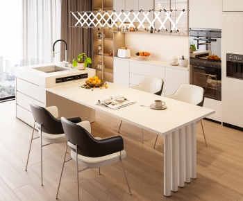 Modern Dining Table And Chairs-ID:830180881