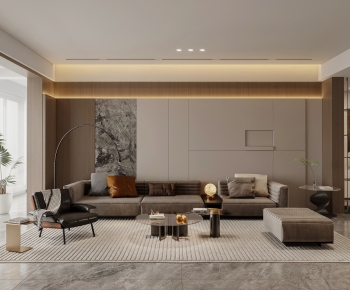 Modern A Living Room-ID:509043936