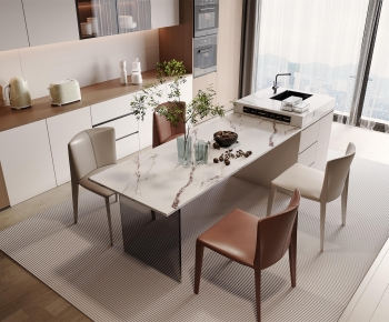 Modern Dining Table And Chairs-ID:637954006