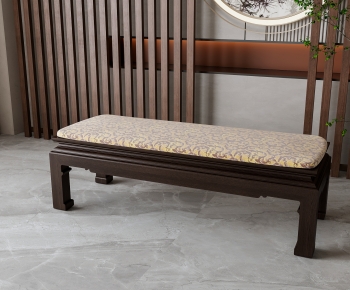 新中式沙发长凳-ID:530144936