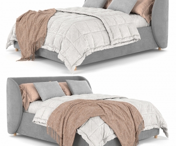 Modern Double Bed-ID:424843073