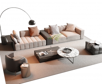 Minotti现代意式沙发茶几组合-ID:840064059