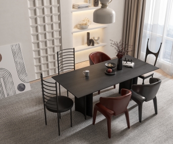 Modern Dining Table And Chairs-ID:407810255
