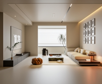 Modern A Living Room-ID:519366039