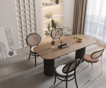 Modern Dining Table And Chairs-ID:162415983