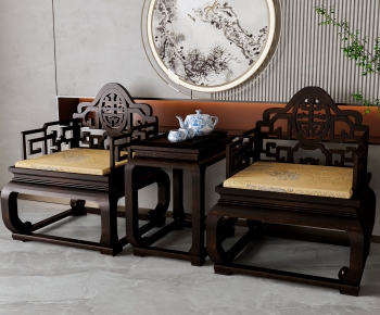 中式休闲茶桌椅组合-ID:183825025
