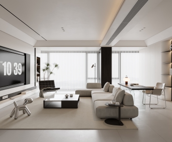 Modern A Living Room-ID:991887097