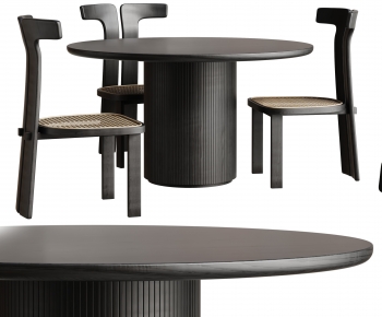 Modern Dining Table And Chairs-ID:647550113