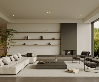 Modern A Living Room-ID:930521978