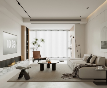 Modern A Living Room-ID:368851907