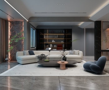 Modern A Living Room-ID:820178038