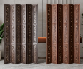 New Chinese Style Wooden Screen Partition-ID:771296986