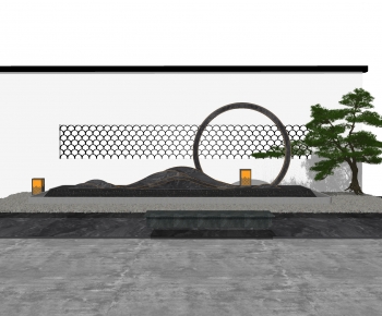New Chinese Style Landscape Wall-ID:597229965